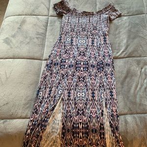 Express purple maxi dress